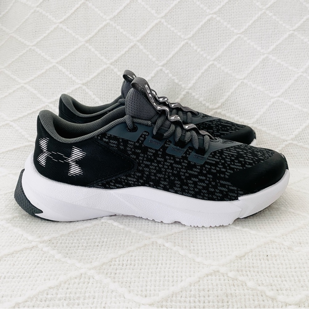NWT Under Armour Boy's Grade School Scramjet 5 Running Shoe | Black | 6 Big Kid - Picture 3 of 14